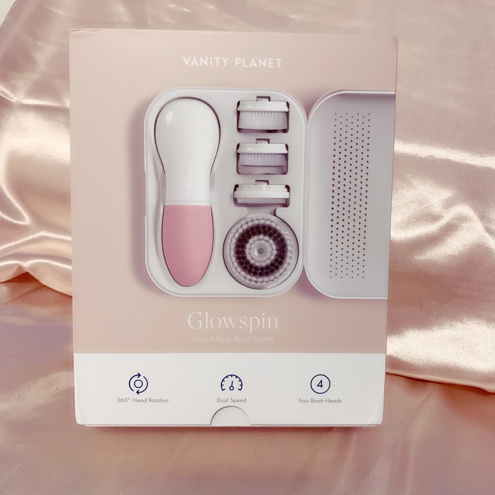 Vanity Planet GlowSpin: Face & Body Brush System